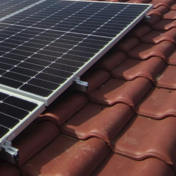 Sistem de prindere in tigla ceramica 10 (2x5) panouri - Nectaria Solar