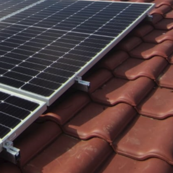 Sistem de prindere in tigla ceramica 18 (2x9) panouri - Nectaria Solar