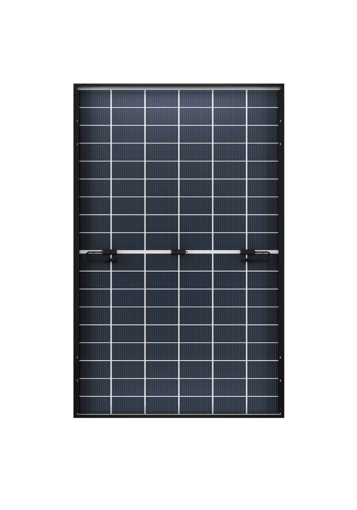 Задна бифациална страна на модула LONGi LR7-54HVD, изображение от техническия лист на серията