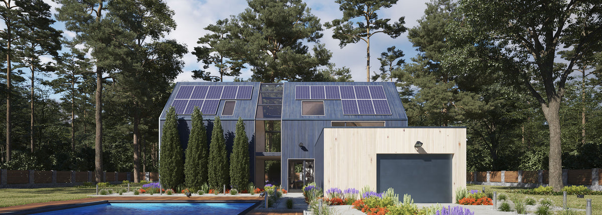 Casă cu sistem fotovoltaic Nectaria Solar